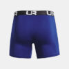 Under Armour UA Charged Cotton 6in Boxerky 3 ks Modrá