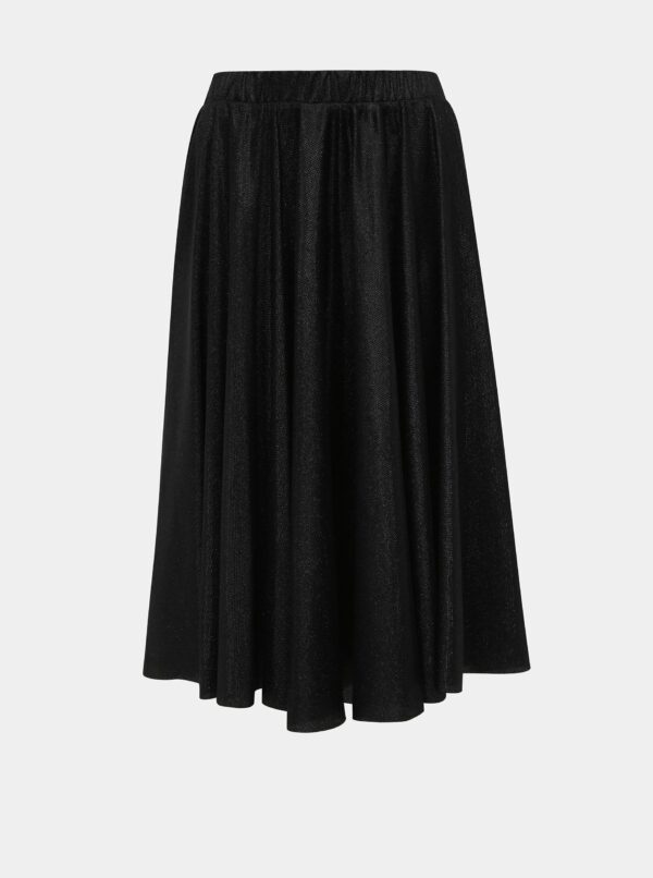 Čierna trblietavá sukňa VILA Lena