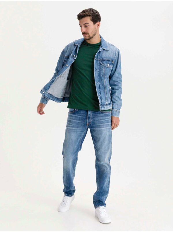 Ľahké bundy pre mužov Pepe Jeans - modrá