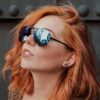 Slnečné okuliare pre ženy VEYREY - čierna, modrá