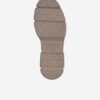 Béžové kožené členkové topánky na podpätku Tamaris