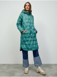 Kabáty pre ženy ZOOT.lab - tyrkysová