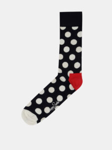 Happy Socks Big Dots Ponožky Čierna