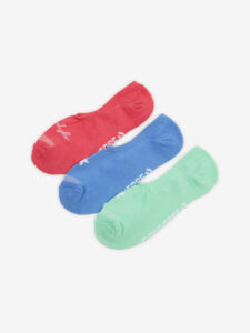 Converse Ponožky 3 páry Červená
