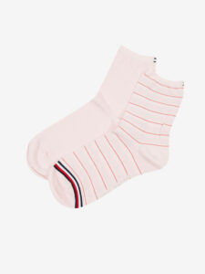 Tommy Hilfiger Underwear Ponožky 2 páry Ružová