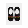 Čierne pruhované nízke ponožky Fusakle Ťapka čierna