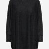 Čierny ľahký melírovaný sveter ONLY Alona