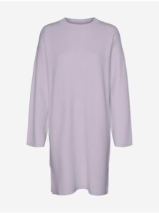 Mikinové a svetrové šaty pre ženy VERO MODA - svetlofialová
