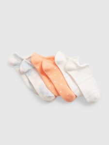 GAP Ponožky 3 páry detské Biela Oranžová