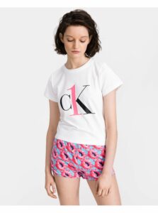Pyžamká pre ženy Calvin Klein - biela