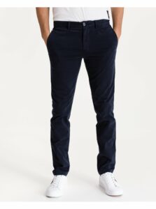 Voľnočasové nohavice pre mužov Tommy Hilfiger - modrá