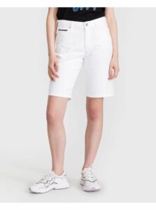 Kraťasy pre ženy Tommy Jeans - biela