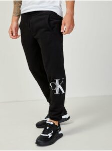 Čierne pánske tepláky Calvin Klein Jeans