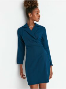 Šaty do práce pre ženy Trendyol - modrá