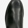 Čierne dámske kožené členkové chelsea topánky Högl Hedi
