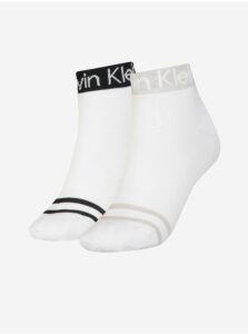 Ponožky pre ženy Calvin Klein - biela, čierna