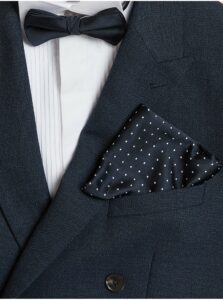 Kravaty, motýliky pre mužov Marks & Spencer - tmavomodrá, biela