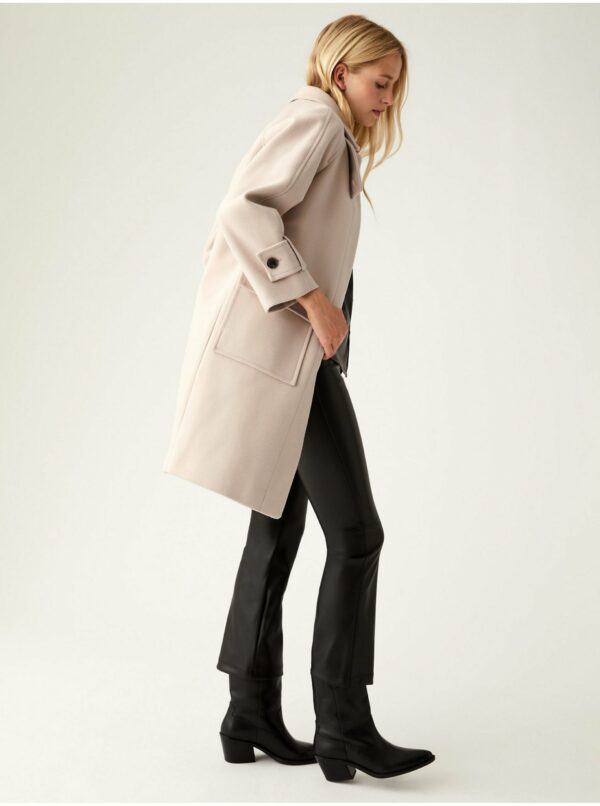 Kabáty pre ženy Marks & Spencer - béžová