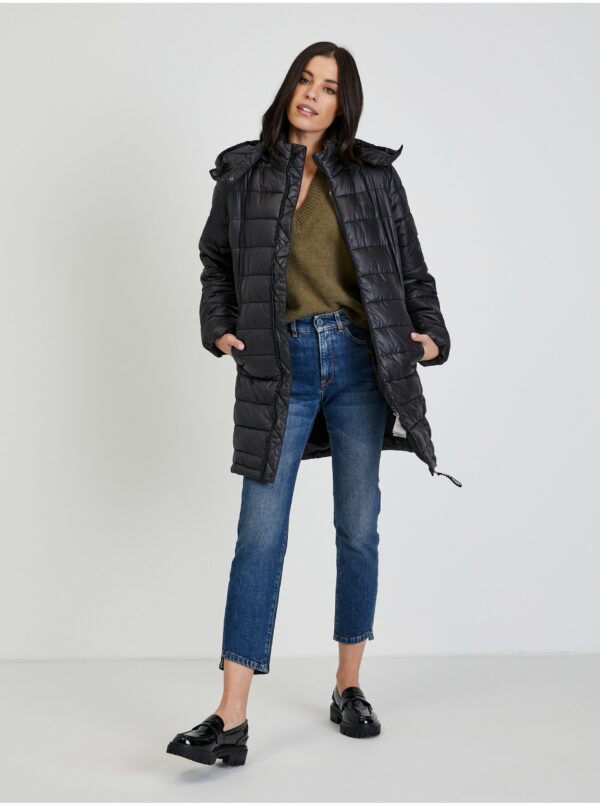 Kabáty pre ženy Pepe Jeans - čierna