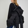Čierna dámska prešívaná bunda DKNY