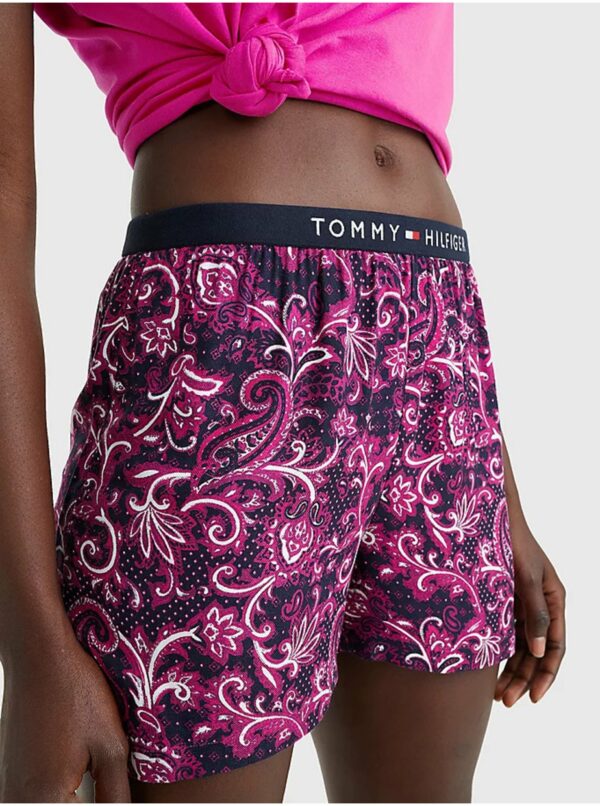 Pyžamká pre ženy Tommy Hilfiger - tmavoružová