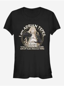 Čierne dámske tričko Netflix Adrian Tepes Known As Alucard
