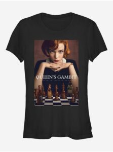 Čierne dámske tričko Netflix Queens Poster