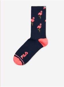 Ponožky pre mužov FILA - tmavomodrá, ružová
