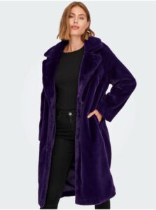 Kabáty pre ženy ONLY - tmavofialová