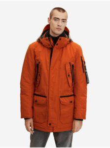 Zimné bundy pre mužov Tom Tailor - oranžová
