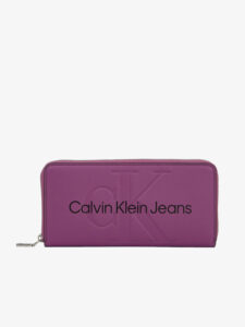 Calvin Klein Jeans Peňaženka Fialová