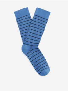 Modré pruhované ponožky Celio Virage