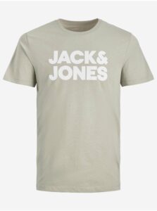 Svetlošedé tričko Jack & Jones Corp
