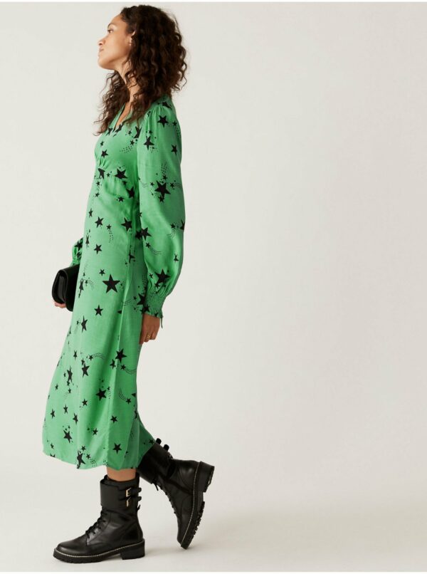 Voľnočasové šaty pre ženy Marks & Spencer - zelená, čierna