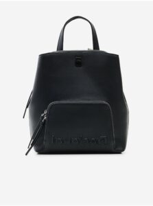 Čierny dámsky batoh/kabelka Desigual Half Logo 23 Sumy Mini