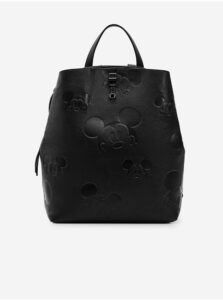 Čierny dámsky vzorovaný batoh/kabelka Desigual All Mickey 23 Sumy