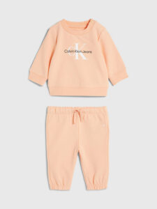 Calvin Klein Jeans Tepláková súprava detská Oranžová