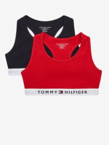Tommy Hilfiger Underwear Podprsenka 2 ks detská Červená
