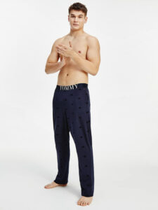 Tommy Hilfiger Underwear Nohavice na spanie Modrá