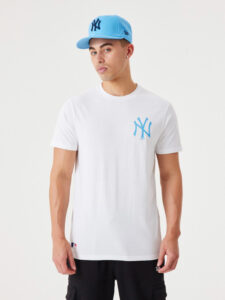 New Era New York Yankees MLB League Essential Tričko Biela