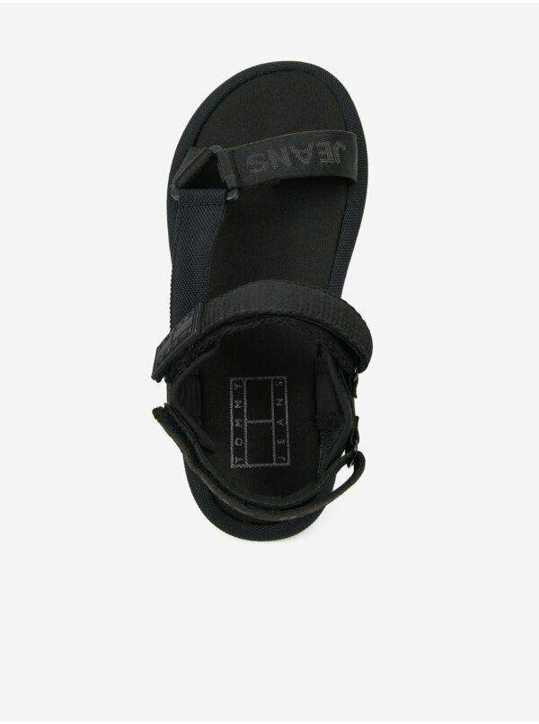 Čierne dámske sandále Tommy Hilfiger