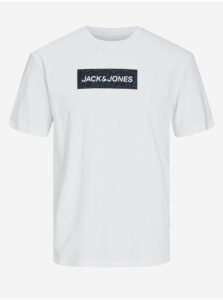 Biele pánske tričko Jack & Jones Navigator