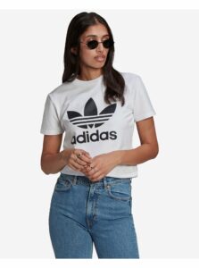 Tričká s krátkym rukávom pre ženy adidas Originals - biela