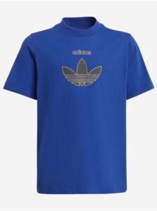 Modré chlapčenské tričko adidas Originals Tee