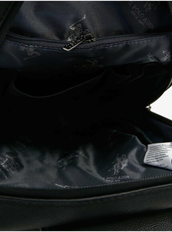 Čierna pánska taška cez rameno U.S. Polo Assn.