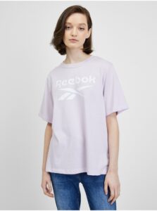 Svetlofialové dámske športové tričko Reebok