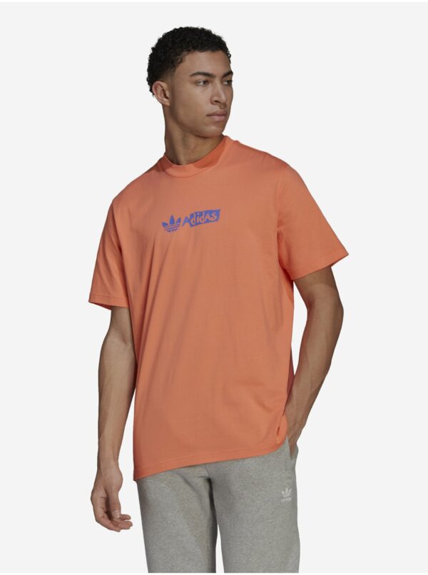 Tričká pre mužov adidas Originals - oranžová