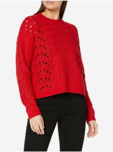 Červený dámsky vlnený sveter s.Oliver