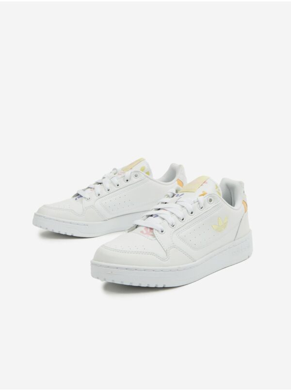 Biele dámske vzorované tenisky adidas Originals NY 90