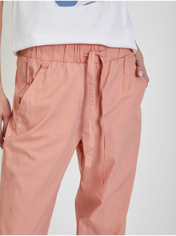 Ružové dámske nohavice Tom Tailor